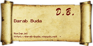 Darab Buda névjegykártya